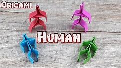 Origami 3D Human Paper | How To Making An Easy Body Human Tutorial | DIY Paper People Craft Idea