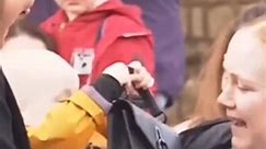 Princess Catherine's sweet reaction to a cheeky baby holding her bag 🥰 | Liaa