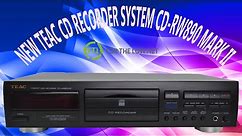 TEAC CD Recorder Device Easy Dubbing and Recorder Via Optical or Analog CD-RW890 Product Demo