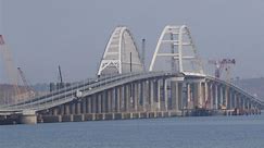 Traffic stopped on Crimean Bridge, reports of blasts
