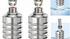 2 Pack Float Valve for Water Tank, Automatic Water Level Control Float Ball Valve Adjustable 304 Stainless Steel 3/4" Float Ball Valve for Tanks, Fish Ponds, Pools, Livestock Troughs