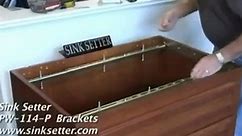 Sink Setter - Installation Video E-Z Way to Undermount Sinks