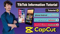 Tiktok Video Editing Karne Ka Tarika | Tiktok Video Capcut Tutorial | How To Video Editing In Mobile