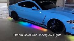 Dream Color Car Underbody Chasing Flow RGB Led Strip Under Glow Neon Lamp Remote APP Control Undergl
