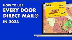 How to use Every Door Direct Mail (EDDM) in 2023