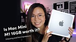 Mac Mini M1 16GB Ram Unboxing: First Impressions and Review