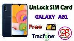 Free UnLock SIM Card | SAMSUNG | SM-S111DL | A01 | TRACFONE