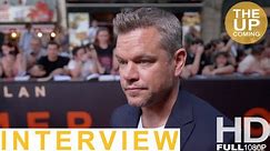 Matt Damon interview on Oppenheimer at Paris global premiere