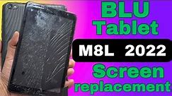 Blue tablet m8l 2022 screen touch digitizer replacement