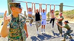 Famous Youtubers vs Military Obstacle Course!