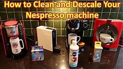 Nespresso Krups Descaling & Cleaning your coffee machine
