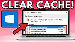 How to Clear ALL CACHE & JUNK From Windows 10 & 11