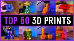 Top 60 BEST 3D Prints of the MONTH with Satisfying Timelapse | Recap January