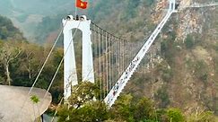 Bach Long Glass Bridge, Moc Chau - "The longest walking glass bridge in the world" 😍🇻🇳