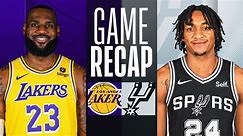 Game Recap: Spurs 129, Lakers 115