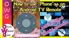 How to use phone as an Android TV remote | Sharp Aquos TV
