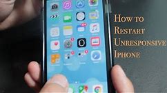 How to restart a frozen screen iPhone 6s