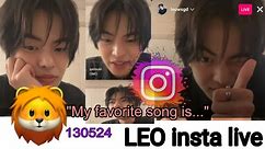 LEOWSGD Instagram live, full (130524) — Lee Leo x LEO*Z