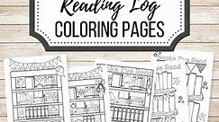 Free Coloring Reading Log Printable - Leslie Maddox
