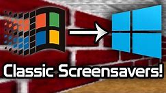 Get Classic Windows 98 Screensavers in Windows 10!