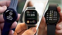 Apple Watch 9 vs Galaxy Watch 6 vs Pixel Watch 2! - Ultimate Watch Wars!