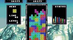 Sega Tetris (Mega Drive / Genesis) - Gameplay (1000 lines)