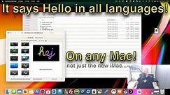 How to enable Hello screensaver in macOS Big Sur on all Macs