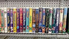 Amazing VHS collection at thrift store! #vhs #cassette
