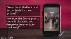 Cell phone video captures massive brawl in Baltimore County school