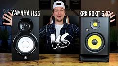 Which Studio Monitors Should You Buy?? || KRK Rokit 5 G4 VS Yamaha HS5 (Studio Monitor Comparison)