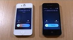 iPhone 4S (iOS 7.1) vs iPhone 4S (iOS 9.3) incoming call