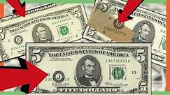 RARE FIVE DOLLAR BILLS WORTH MONEY - MISPRINTED MONEY IN YOUR POCKETS!!