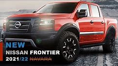 New Nissan Frontier 2021 Model Redesign Rendered with King and Crew Double Cab