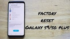 How to factory reset Samsung Galaxy s9 / s9+