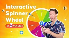Make a Free Interactive Spinner Wheel Game in 3 Minutes (No Coding)!