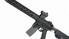 EMG / Sharps Bros Overthrow Licensed Advanced M4 Airsoft AEG Training Rifle w/ Slim Motor Grip (Color: Black / 16 RECCE)