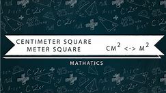 How to convert: Square Centimeters(cm2) into Square Meters(m2) and vice-versa.