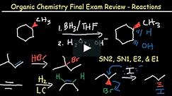Organic Chemistry 1 and 2 Study Guide Final Exam Review
