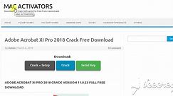 Adobe Acrobat XI Pro 2018 Free Activation