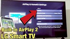 LG Smart TV: How to Turn AirPlay 2 ON/OFF (Built-In AirPlay)
