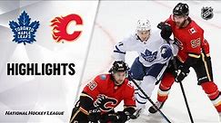 Maple Leafs @ Flames 1/24/21 | NHL Highlights
