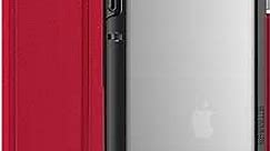 OtterBox Symmetry Folio Case for iPad 10.2-Inch (7th gen 2019 / 8th gen 2020 / 9th gen 2021), Shockproof, Drop Proof, Slim Protective Folio Case, Tested to Military Standard, Red