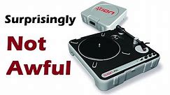 Numark PT-01 battery-powered portable record player review & test