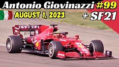 Antonio Giovinazzi #99 & Ferrari SF21 Testing Day - August 1, 2023 - Pista di Fiorano