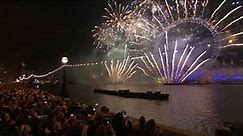 New Years Fireworks London 2017 Full HD