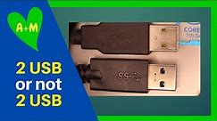 How to identify USB 2 and USB 3 ports on a computer