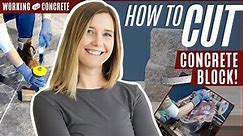 Tips and Tricks | How to Cut a Concrete Block