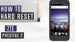 How to Restore ZTE Prestige 2 to Factory Defaults - Hard Reset