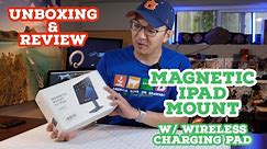 Magnetic Ipad stand with wireless charging