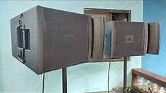 Unboxing JBL vrx 932la speakers and crown amplifier 6002